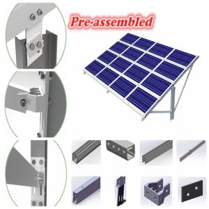 Bracket Solar Structure Solar Home Lighting System Solar Power Kit Solar Panel