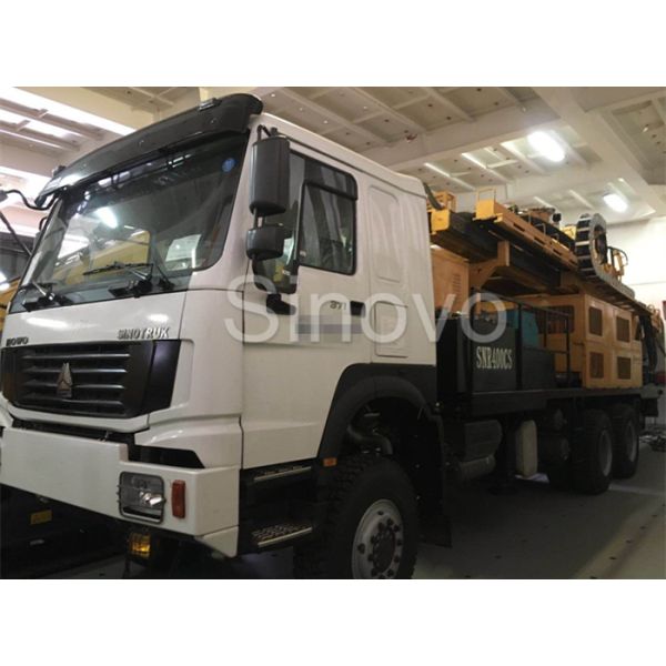 SNR400CS Well Drilling Equipment / Deep Well Drilling Machine With Double Rotary Head