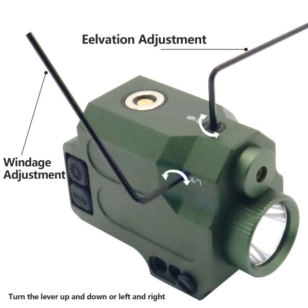 500 Lumens Green Laser Beam Weaver Mount 520nm Shotgun Laser Flashlight