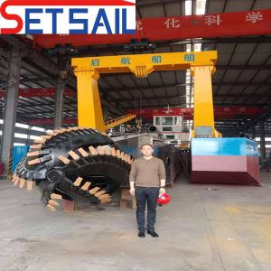 Hydrocyclone Diesel Engine Cutter Suction Dredger with 2350mm Cutter Head
