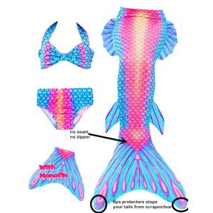 China Beach Seaside Mermaid Tail Swimming Suit / Mermaid Performance Costume on sale