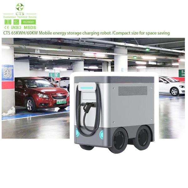 DC fast 40kW 60kW 120kW road accident rescue ev charging station with CCS1 and