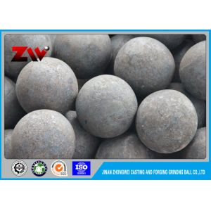 Cheap Good Wear Resistant steel grinding balls , forging and casting ball milling media for sale