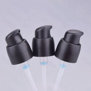 Matt Black Color Plastic Cream Pump For Lotion , Makeup Foundation Pump