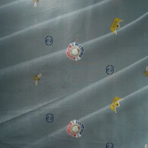 220cm Cartoon Pattern Warp Knitted Mattress Cover Fabric Customized Color