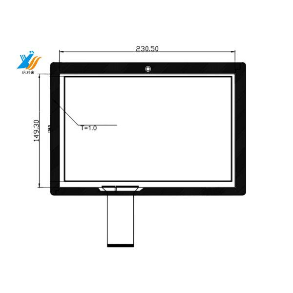 Quality Customizable USB Capacitive Touch Panel 10.1 Inch  Linux Operating System wholesale