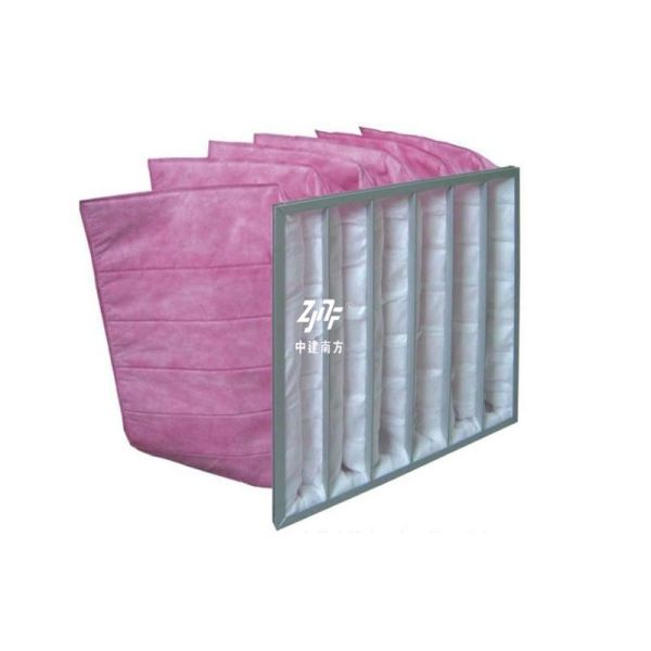 Custom Industrial 6-Air Filter Bag Air Filters With Low Resistance Synthetic
