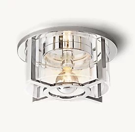 Frosted Glass Dimmable Luxury Ceiling Lights With Brass Finish