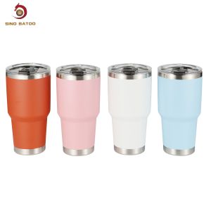 Insulated 30oz Custom Stainless Steel Coffee Travel Mugs