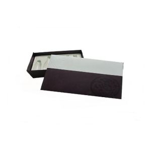 Custom design rigid cardboard packaging paper perfume box with tray