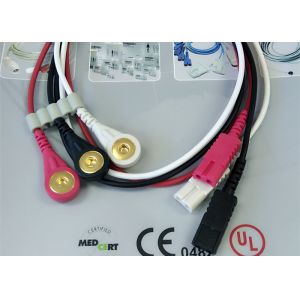 1M Length Patient Monitor Accessories , Monitor Connector Cable Solid Conductor