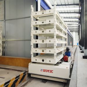 Ferry Type Automated Rail Transfer Trolley For Industrial Transportation