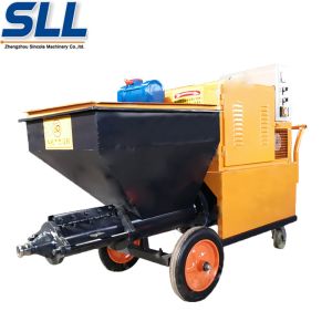 High Power Mortar Mixer Machine Diesel Wall Putty Coating Rendering Machine