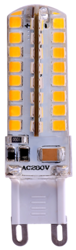 LED 5W G9 220-240v Silicone Chandelier Crystal Indoor Lamp Indoor Light New Item House Office Used Project Energy Saving