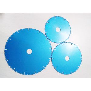 Stone Blue Electroplated Diamond Blade Resin Bonded High Machining Accuracy