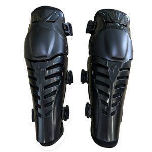 Outdoor Motorcycle Racing Protection Comfortable Leg Guards with Hook and Loop