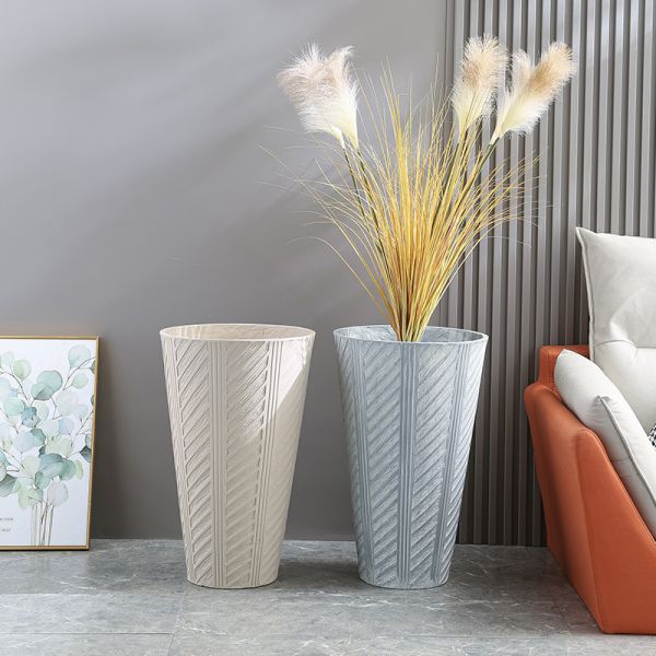 Stunning Garden With Our Durable Fiber Clay Planters D440*390MM