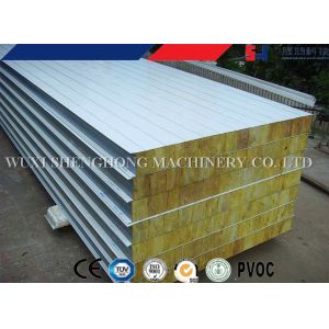 Rock Glass Wool Foam Roof Sandwich Panel Roll Forming Machine