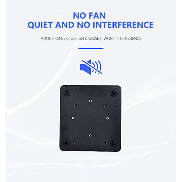 Intel J4125 Quad Core Mini PC 8GB RAM 128GB SSD Fanless Business Computer
