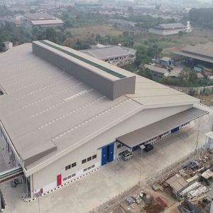 50 Years Life Span Steel Structure Warehouse with Q355B Carbon Structural Steel