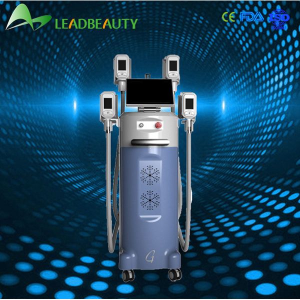 Quality cryolipolysis machine with 4 treatment handles hot sale wholesale