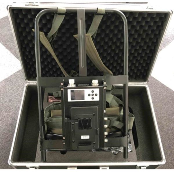 Military Cofdm Video Transmitter , Backpack Long Range Wireless Video Transmitte