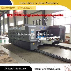 Carton Printing Slotting Die Cutting Machine With 3 Years Warranty