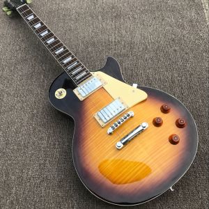 Custom 8 Strings Electric Guitar with Maple Fingerboard Gold Hardware