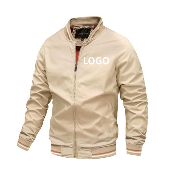 Quality 2023 OEM custom logo mens relaxed fit twill cotton work jacket men wholesale