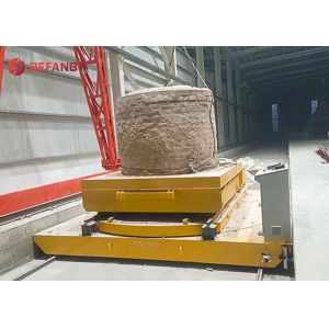 Heaey Load 20m/Min Workshop 50T Motorized Turntable Platform Cart