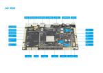 Bluetooth 4.0 Embedded System Board RK3399 Six Core 84" Display Interface