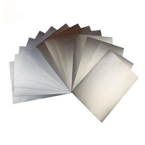 75GSM Metallized Paper Label Printing Silver Foil Paper Roll