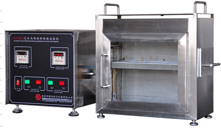 Automotive Interior Flammability Test Chamber , Horizontal Flammability Tester