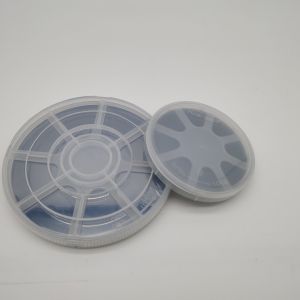 Cheap Secure Single Wafer Placement Base Lid Spring Set Polypropylene Clear 1pcs Shipper Box for sale