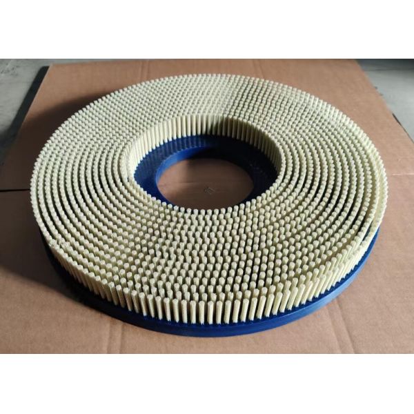 Hard Alloy CBN Tool Edge Passivation 80 Grit Silicon Carbide Disc Brush 500mm