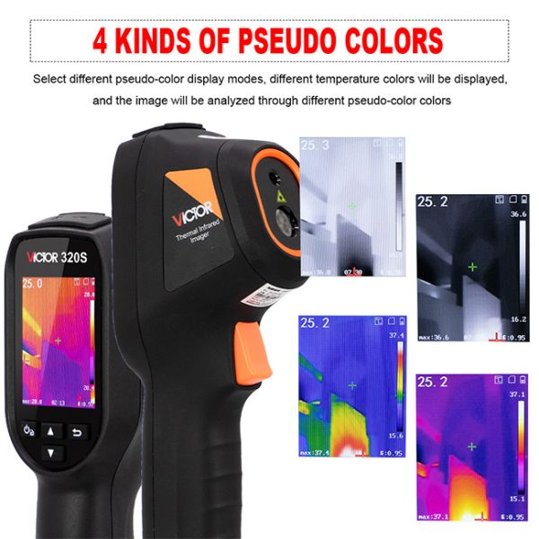 8GB IP54 Thermal Imaging Camera -20℃ To 550℃ USB Data Transfer 160x120