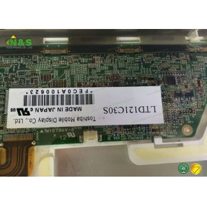 12.1 inch 800*600 Industrial LCD Displays , LTD121C30S Flat Rectangle lcd panel