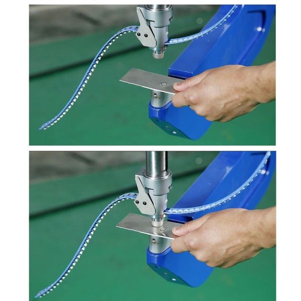 Simple operatation self piercing riveter road sign plate making machine and