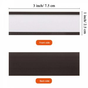 Plastic C Channel Magnetic Label Holder Multipurpose For Cabinet Locker