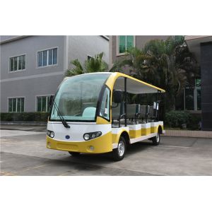 Multi Color 11 Seater Electric Sightseeing Car Multiple Purpose CE Certificated