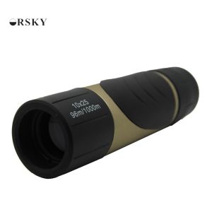 10X25 Small Compact Pocket Monocular Telescope High Lens Transmittance