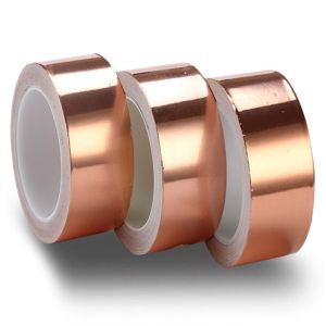 Smooth Surface Finish Copper Tape With Conductive Adhesive Demands