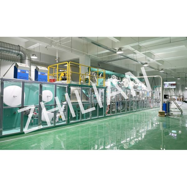 Meat Food Pad Machine Soaker Pad Machine 200m / min