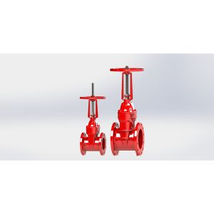 Flanged Type UL / FM Gate Check Valve With Less Operation Torgue / Abrasion