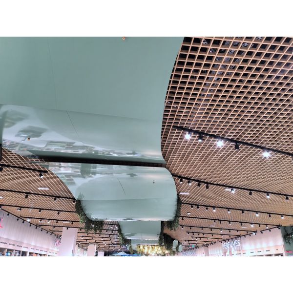 Quality 3D Curved RAL Color Aluminum Honeycomb Composite Board Ceiling Tile Acoustic Panel wholesale