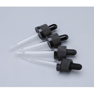 Smooth Surface Plastic Dropper Bottles with Dropper Cap for Customized Labeling