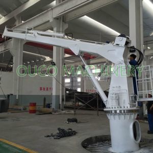 2t Small Marine 10m Telescopic CCS Ship Deck Cranes