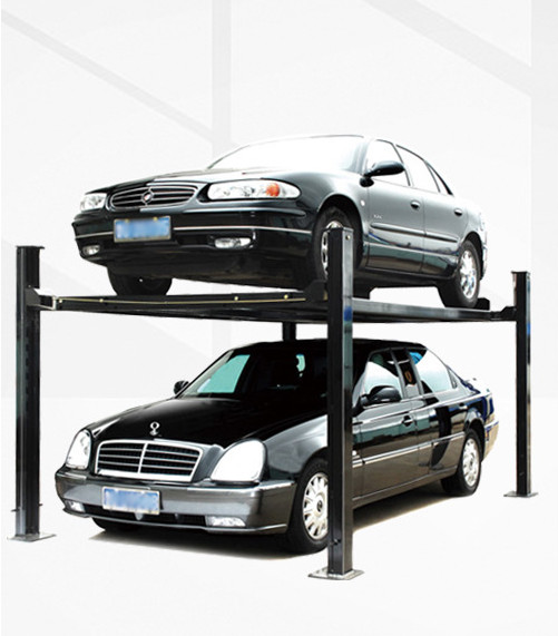 Quality Iso 4 Post Car Stacker Hydraulic Parking Lift Double Level wholesale