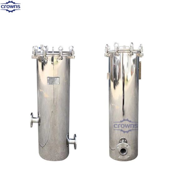 Stainless Steel Multi Cartridge Filter Housing For Water Treatment Unit 10 20 30