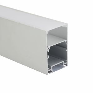 6063 100lm/W Led Aluminum Channel With Cover for Up and Down Lighting led profile